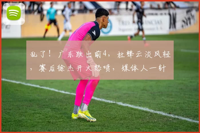 乱了！广东跌出前4，杜锋云淡风轻，赛后徐杰开火怒喷，媒体人一针见血